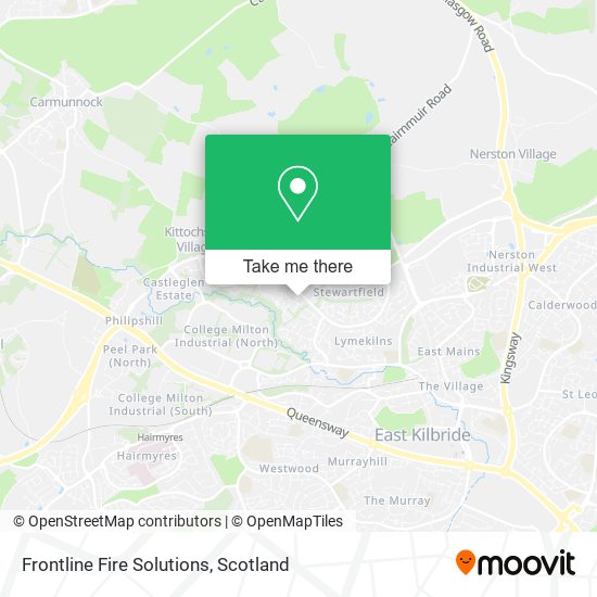 Frontline Fire Solutions map