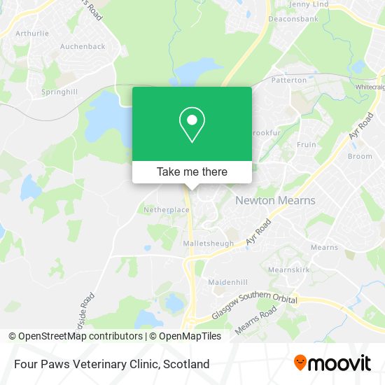 Four Paws Veterinary Clinic map