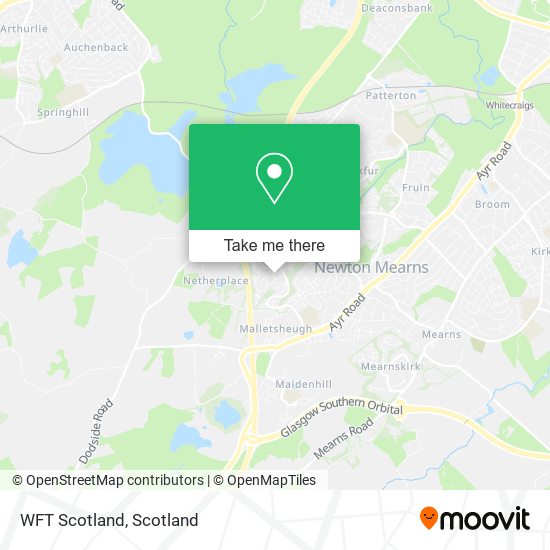 WFT Scotland map
