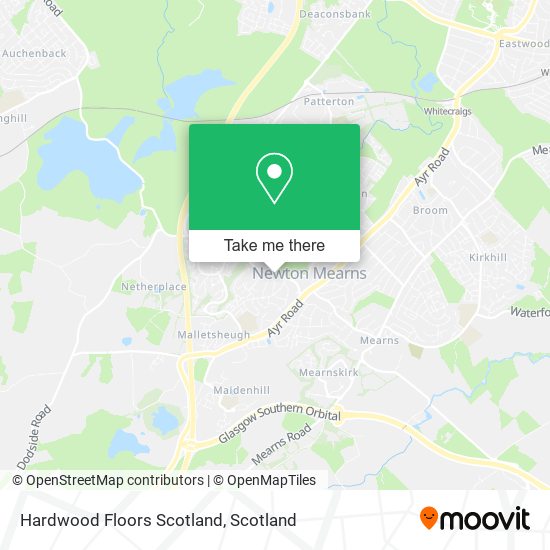 Hardwood Floors Scotland map
