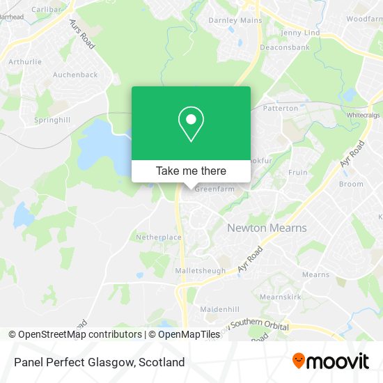 Panel Perfect Glasgow map