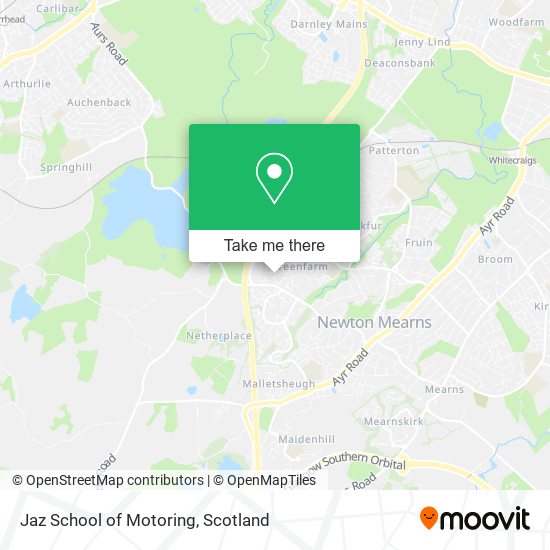 Jaz School of Motoring map