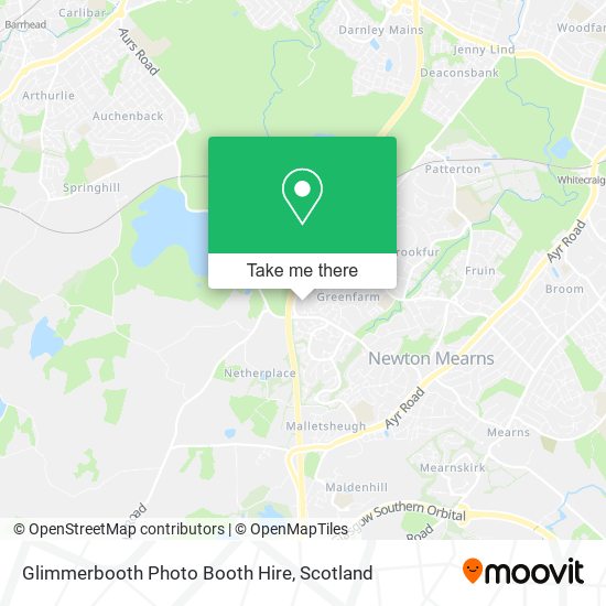 Glimmerbooth Photo Booth Hire map