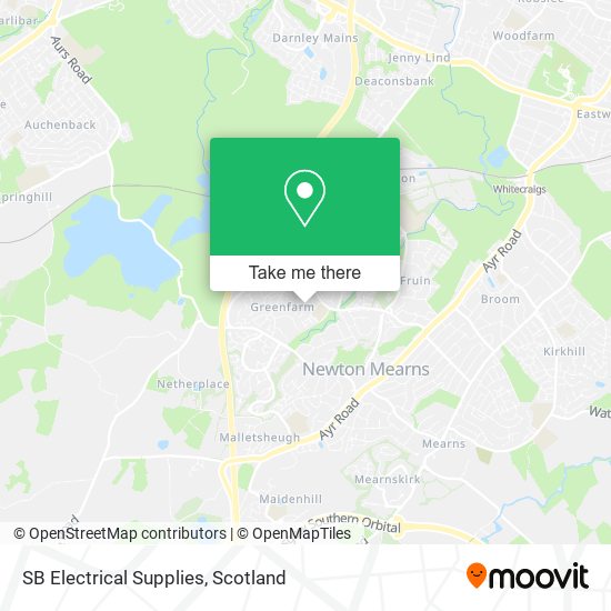 SB Electrical Supplies map