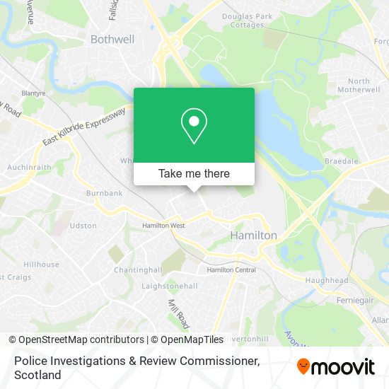 Police Investigations & Review Commissioner map