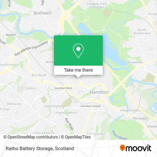 Ratho Battery Storage map