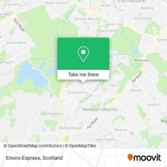 Enviro-Express map