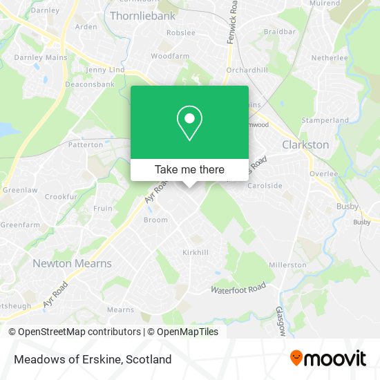 Meadows of Erskine map