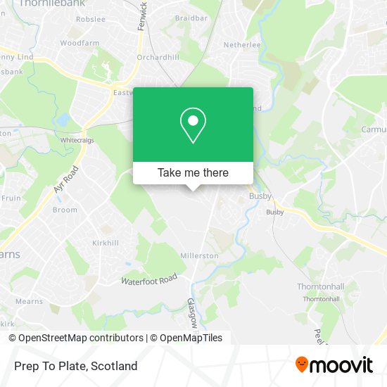 Prep To Plate map