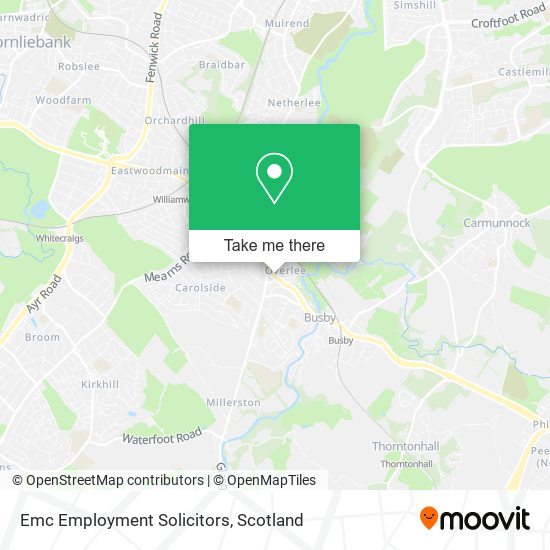 Emc Employment Solicitors map