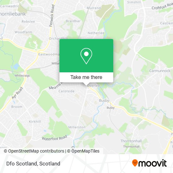 Dfo Scotland map