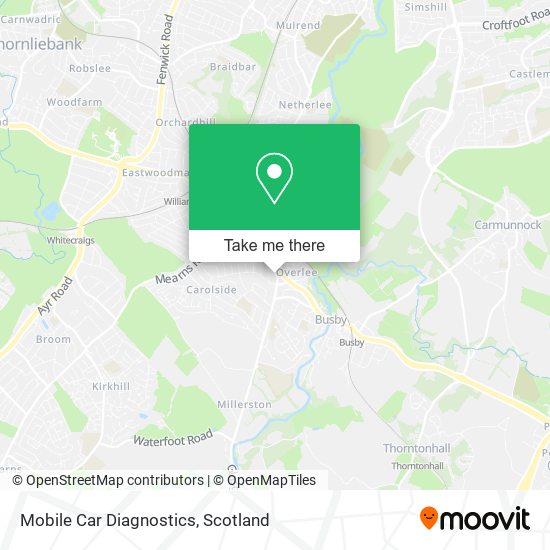 Mobile Car Diagnostics map