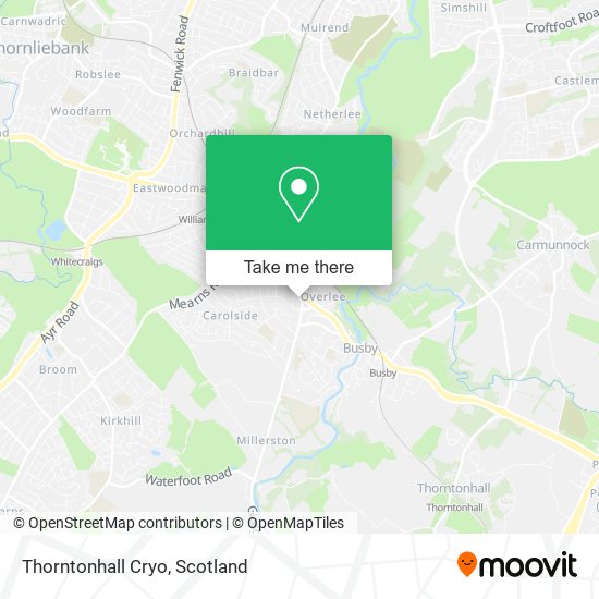 Thorntonhall Cryo map