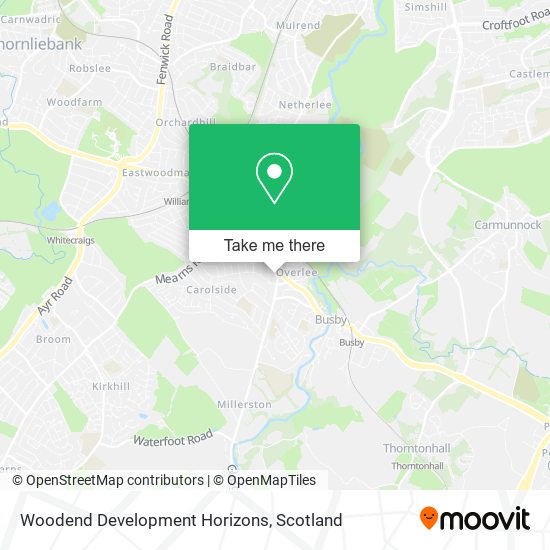 Woodend Development Horizons map