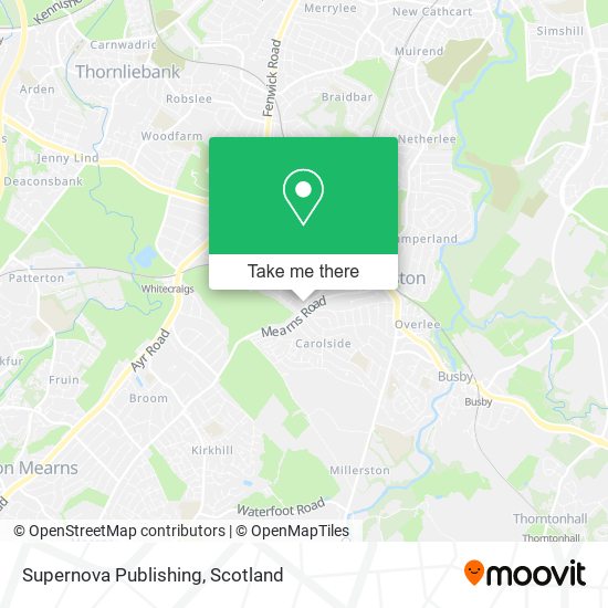 Supernova Publishing map
