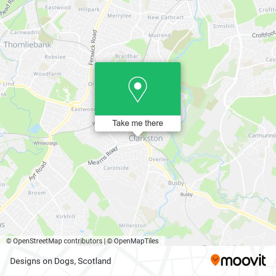 Designs on Dogs map