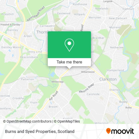 Burns and Syed Properties map