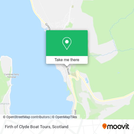 Firth of Clyde Boat Tours map