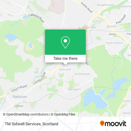 TM Sidwell Services map