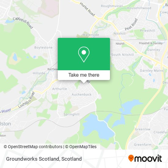 Groundworks Scotland map