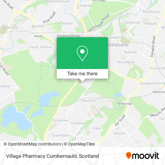 Village Pharmacy Cumbernauld map