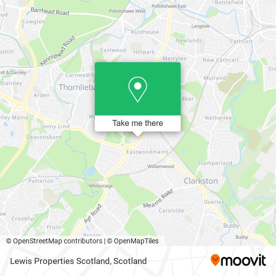 Lewis Properties Scotland map