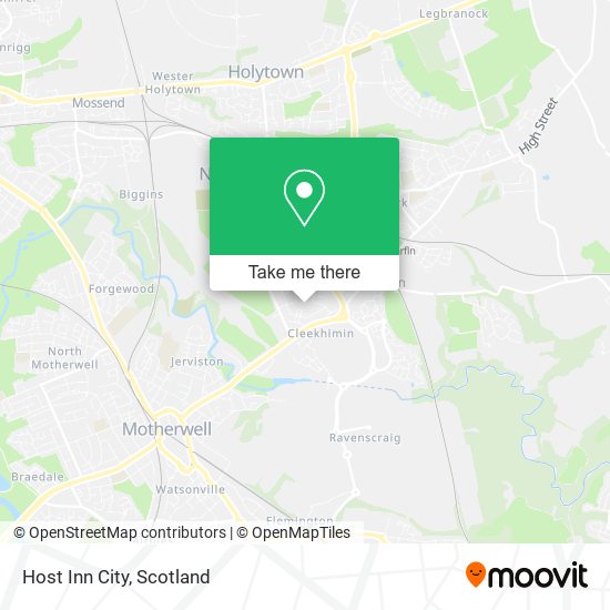 Host Inn City map