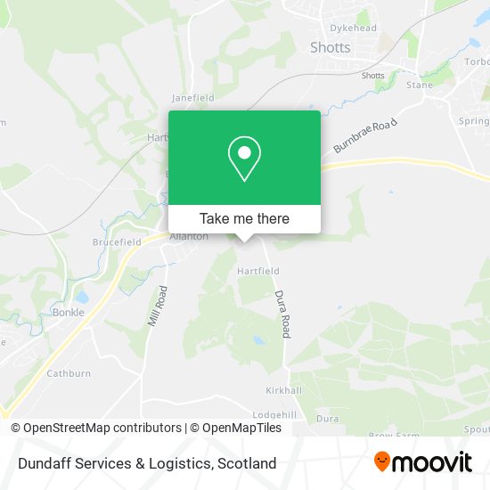 Dundaff Services & Logistics map