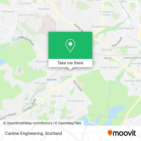 Canline Engineering map