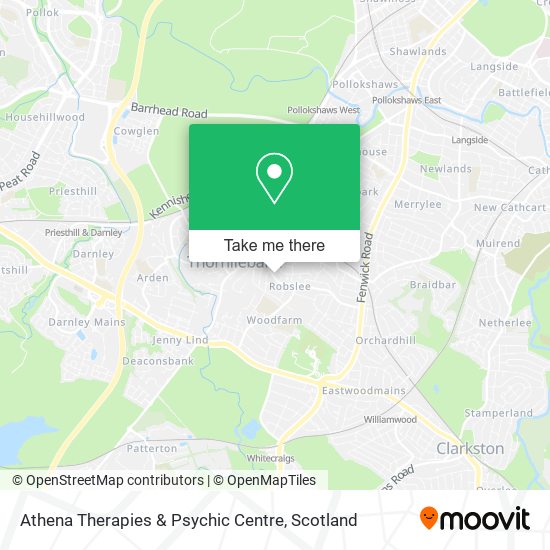 Athena Therapies & Psychic Centre map