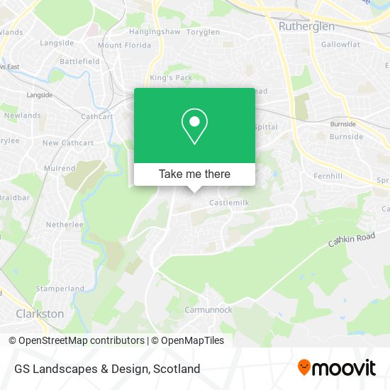 GS Landscapes & Design map