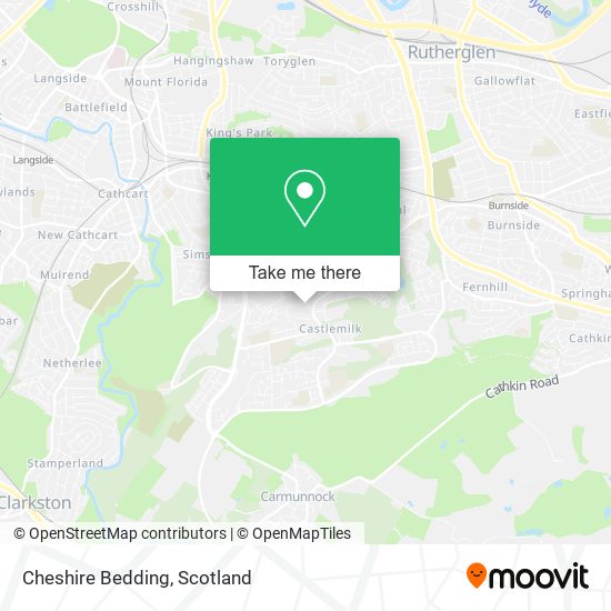 Cheshire Bedding map