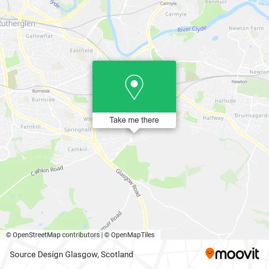 Source Design Glasgow map