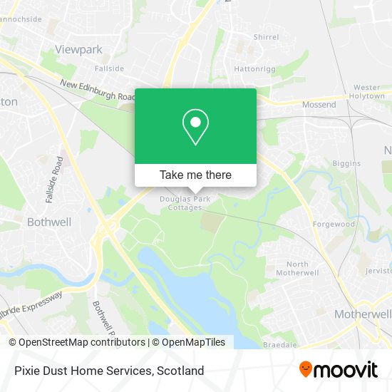 Pixie Dust Home Services map