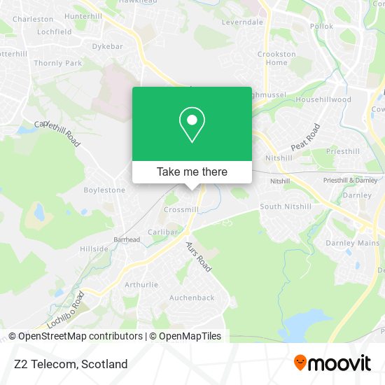 Z2 Telecom map