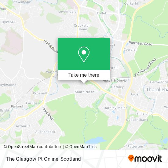 The Glasgow Pt Online map