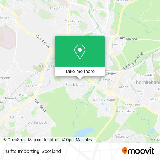 Gifts Importing map