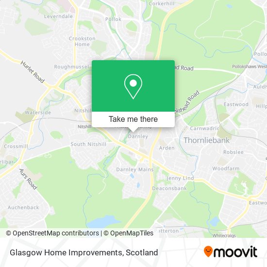 Glasgow Home Improvements map