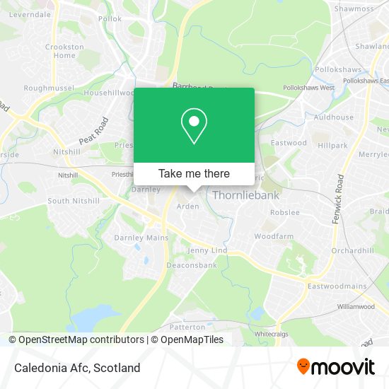 Caledonia Afc map