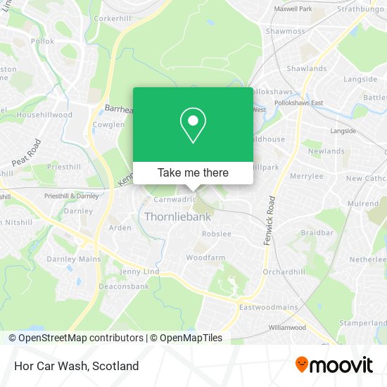 Hor Car Wash map