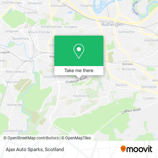 Ajax Auto Sparks map