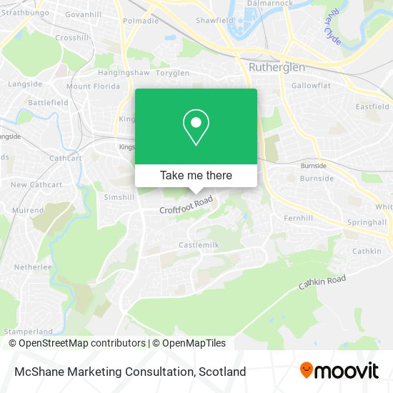 McShane Marketing Consultation map