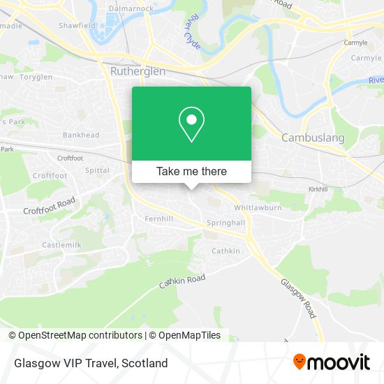Glasgow VIP Travel map