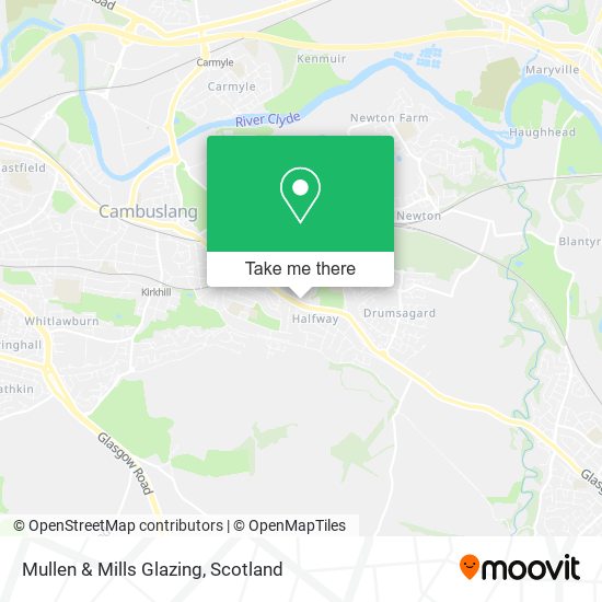 Mullen & Mills Glazing map