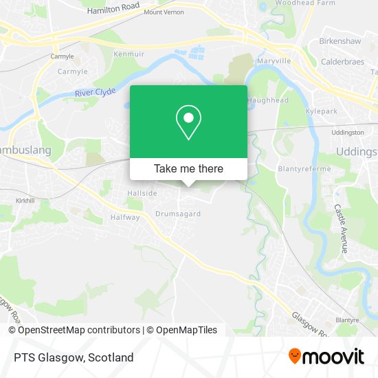 PTS Glasgow map