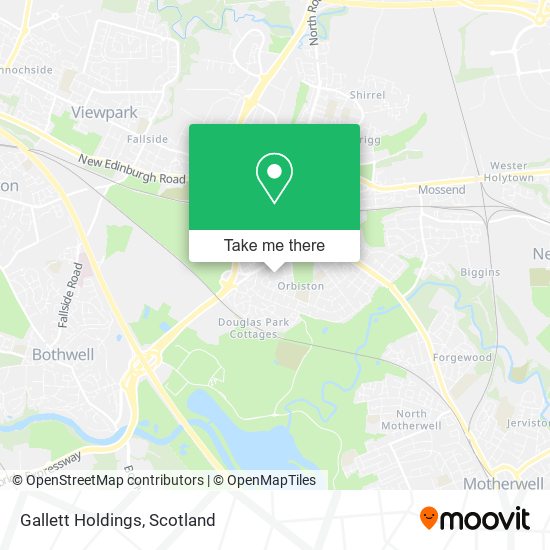Gallett Holdings map
