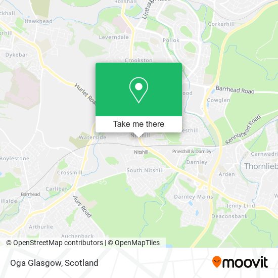 Oga Glasgow map