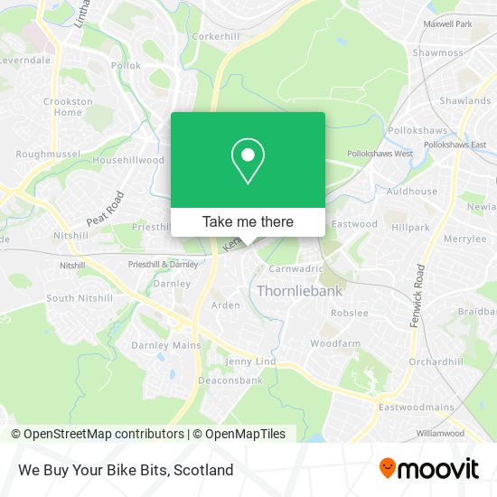 We Buy Your Bike Bits map