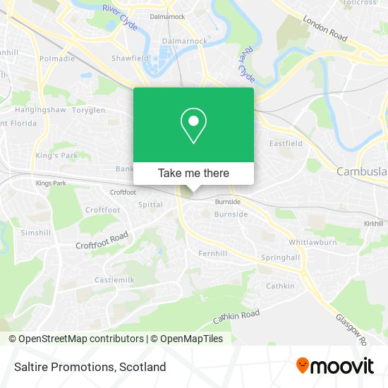 Saltire Promotions map