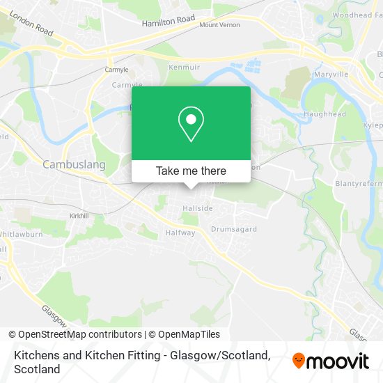 Kitchens and Kitchen Fitting - Glasgow / Scotland map